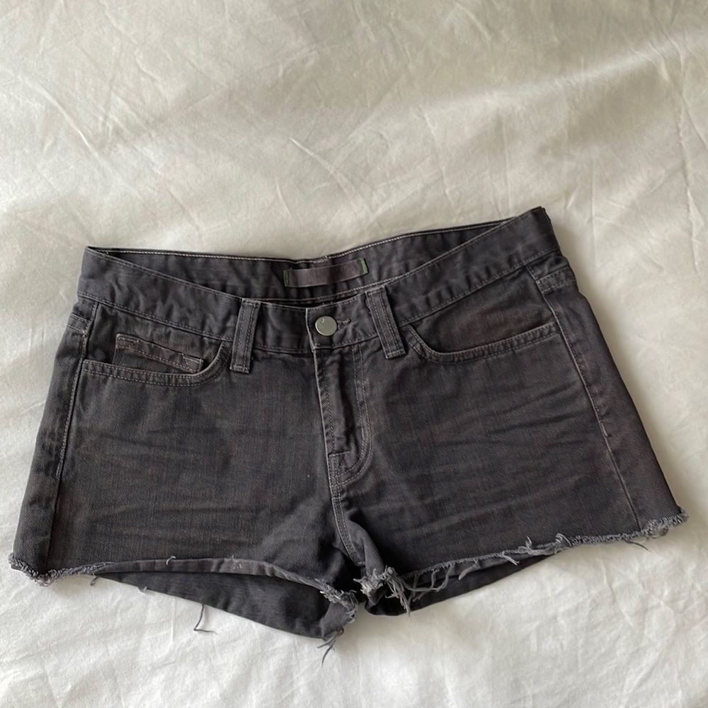 J Brand Jean Shorts, Dark Blue/Grey, Size 25